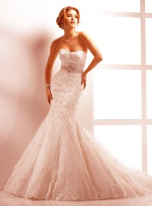 embellished-corded-lace-and-tulle-mermaidtrumpet-wedding-dress2 wordpress bodasnovias